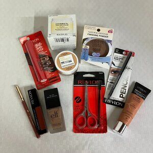 10-Piece Drugstore Makeup Kit: Foundation, Powder, Mascara, Lip & Brow Set